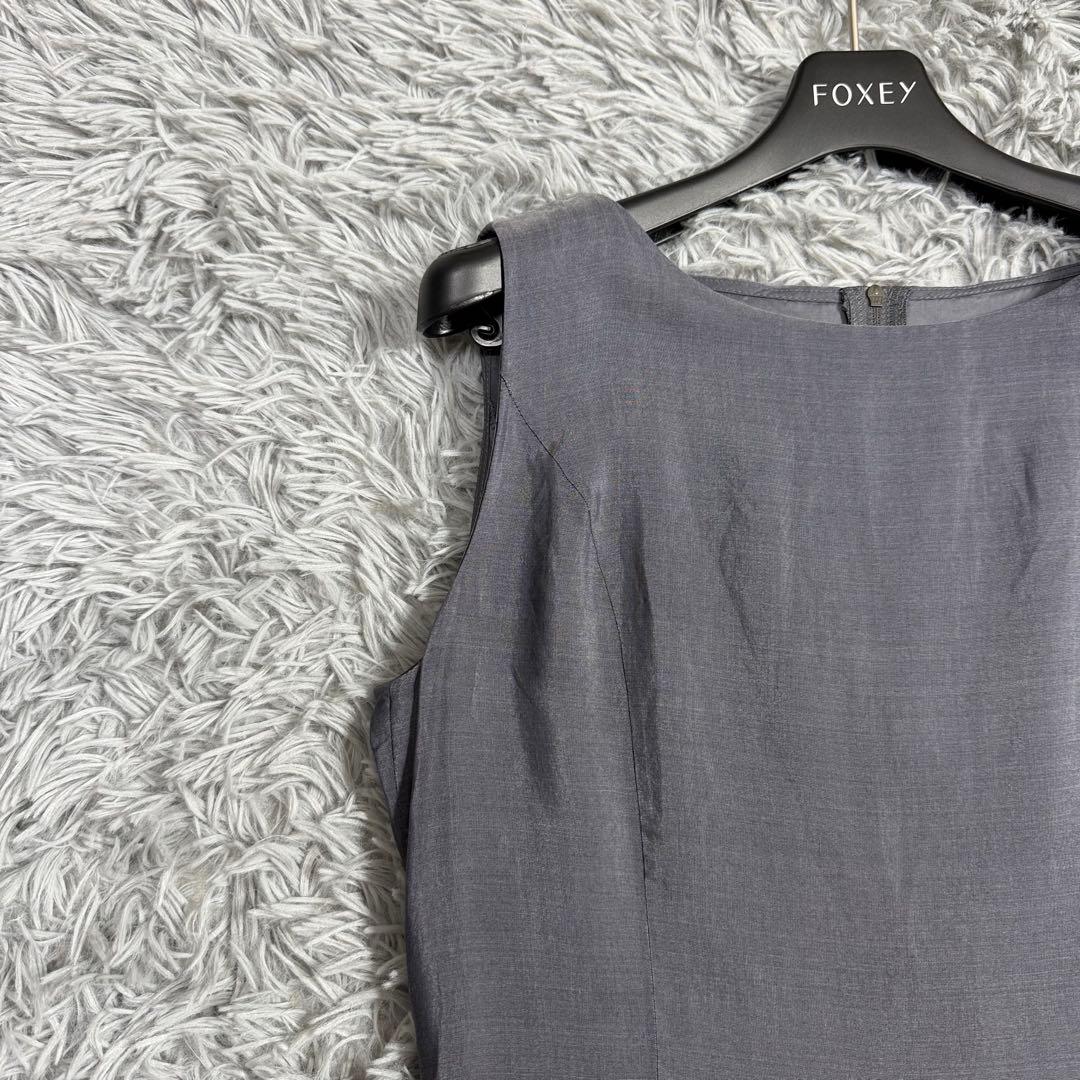 極美品✨フォクシー 定価12万 ティアードワンピース フレンチシアードレス 40