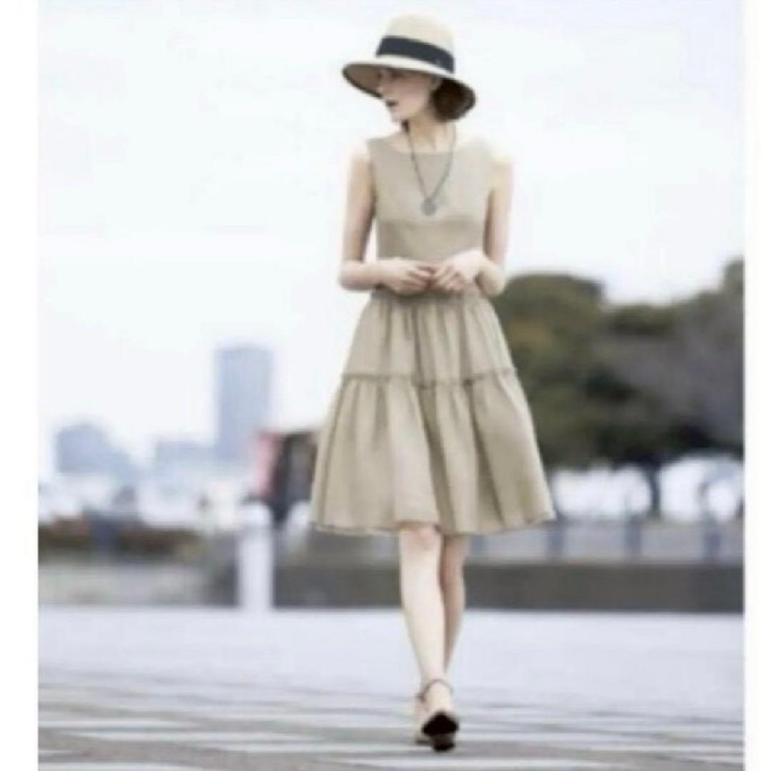 極美品✨フォクシー 定価12万 ティアードワンピース フレンチシアードレス 40