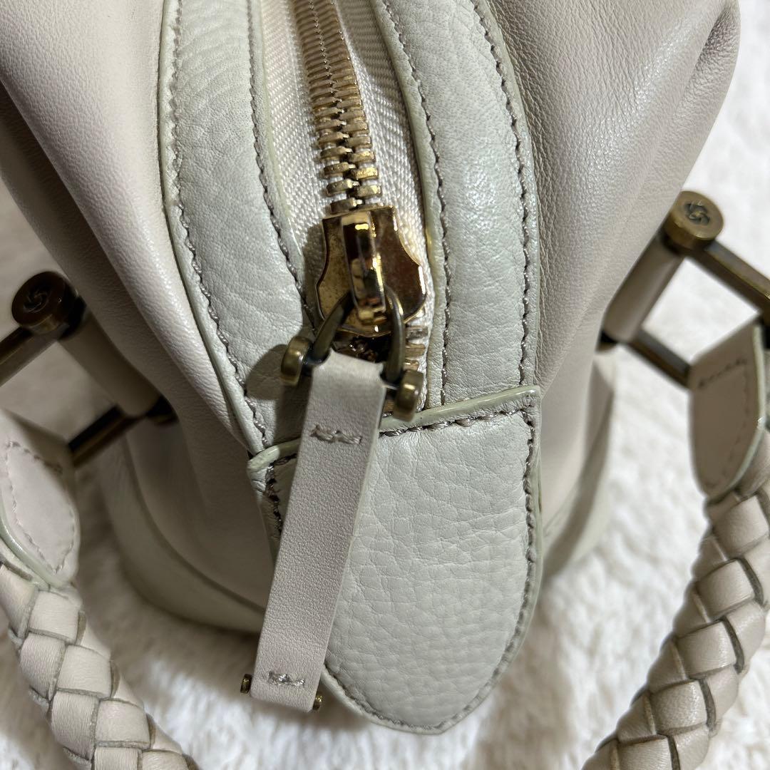 【希少】サムソナイト samsonite BLACK LABELハンドバッグ　白