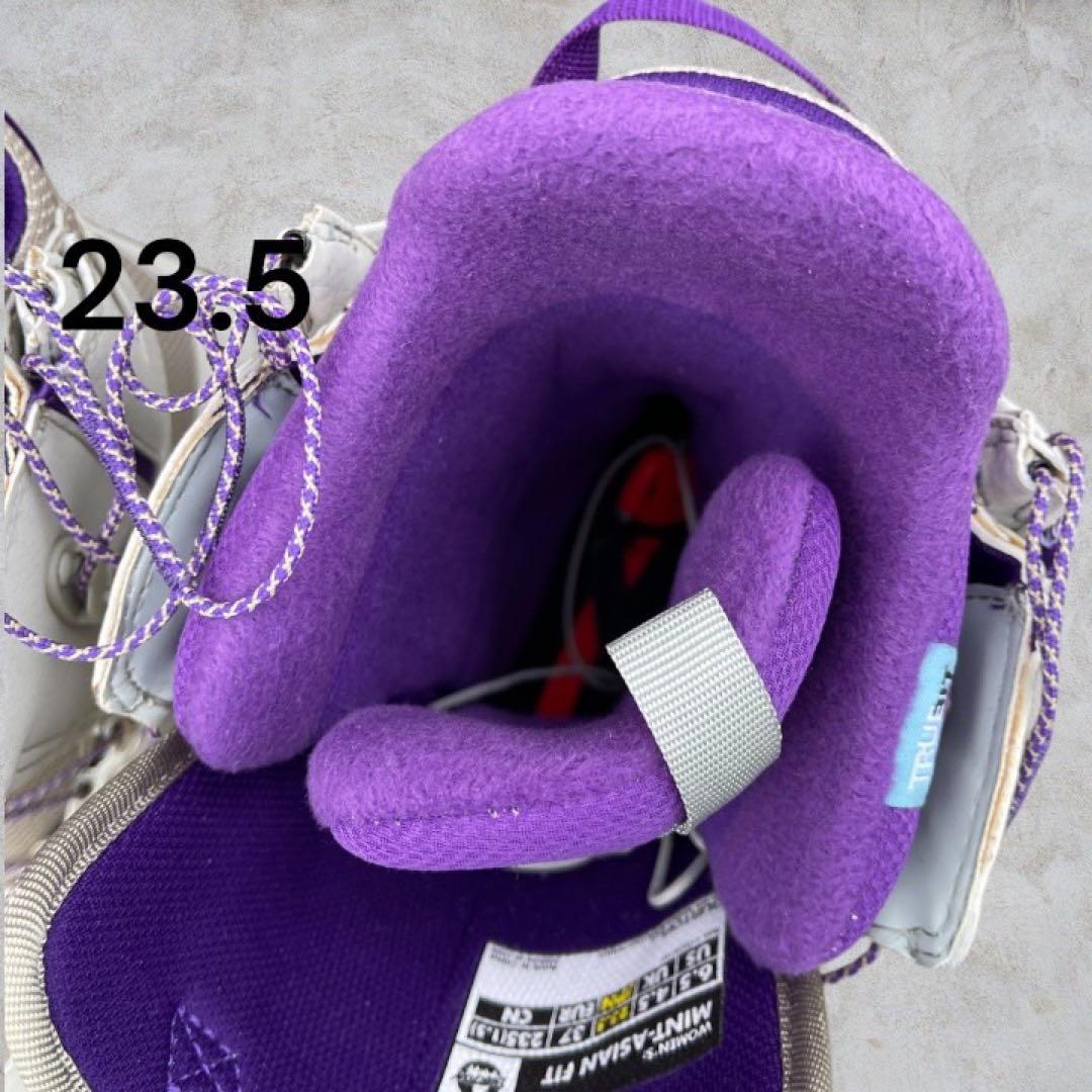 み*C様 スノボ3点セットサロモン143/Flux XS/Burtonミント23