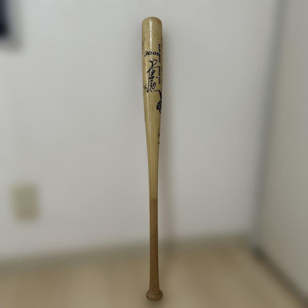 張本勲 3000本安打記念サインバット