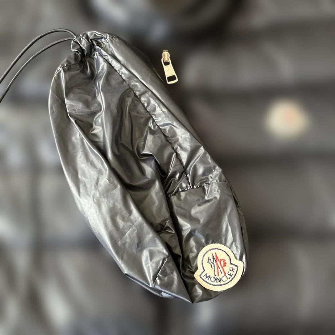 MONCLER ネイビー ダウンベスト LONGUE SAISON