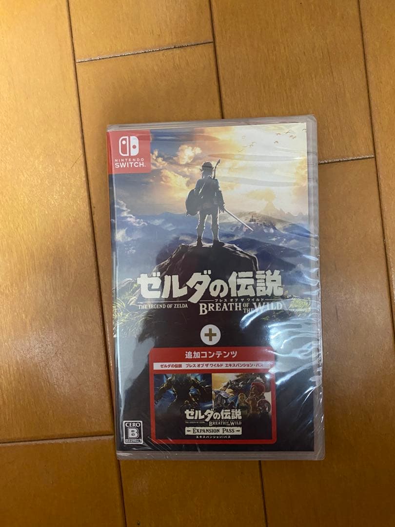 【新品未開封】ゼルダの伝説ブレスオブザワイルド+エキスパンションパス