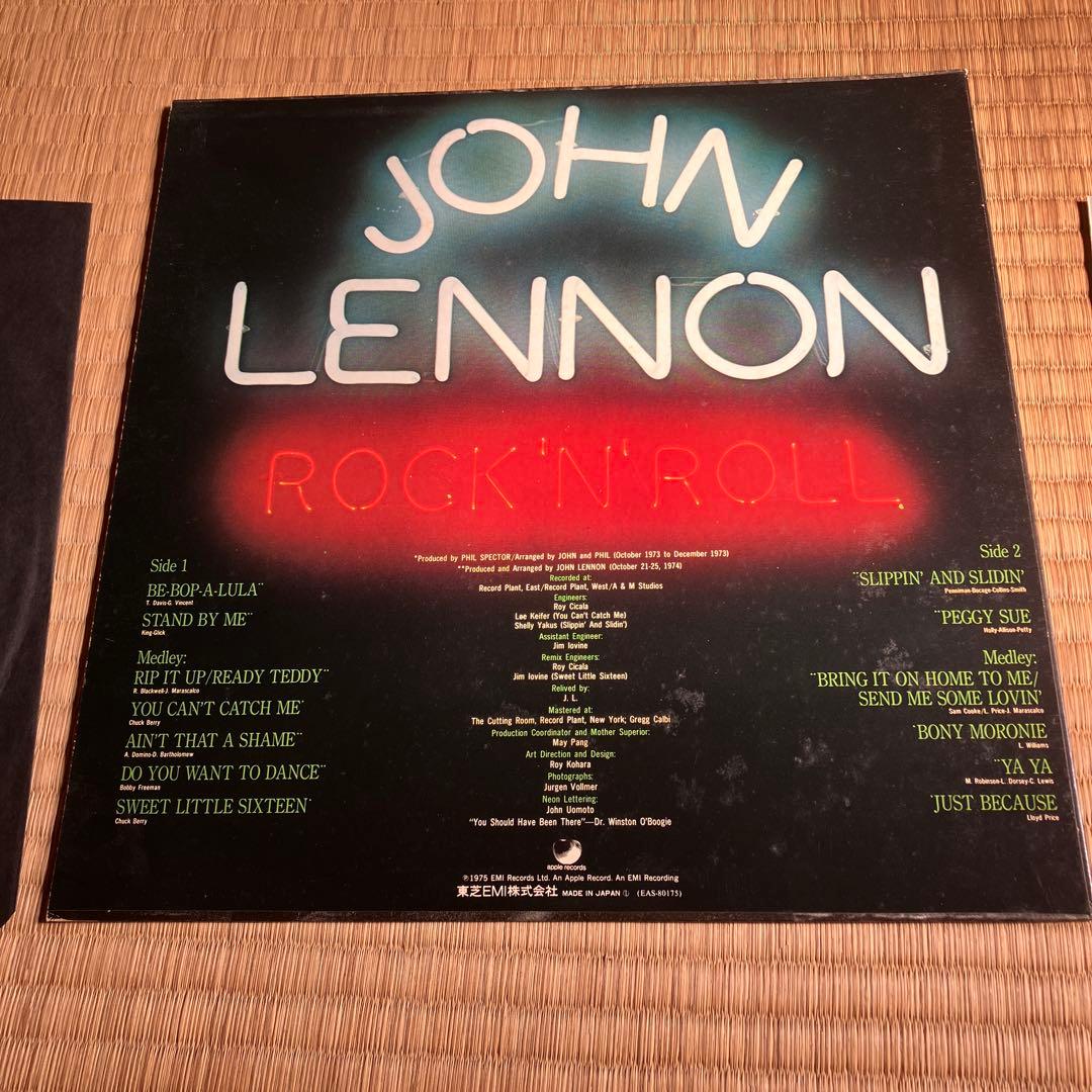 JOHN LENNON ROCK'N ROLL レコー全13曲 廃盤 中古