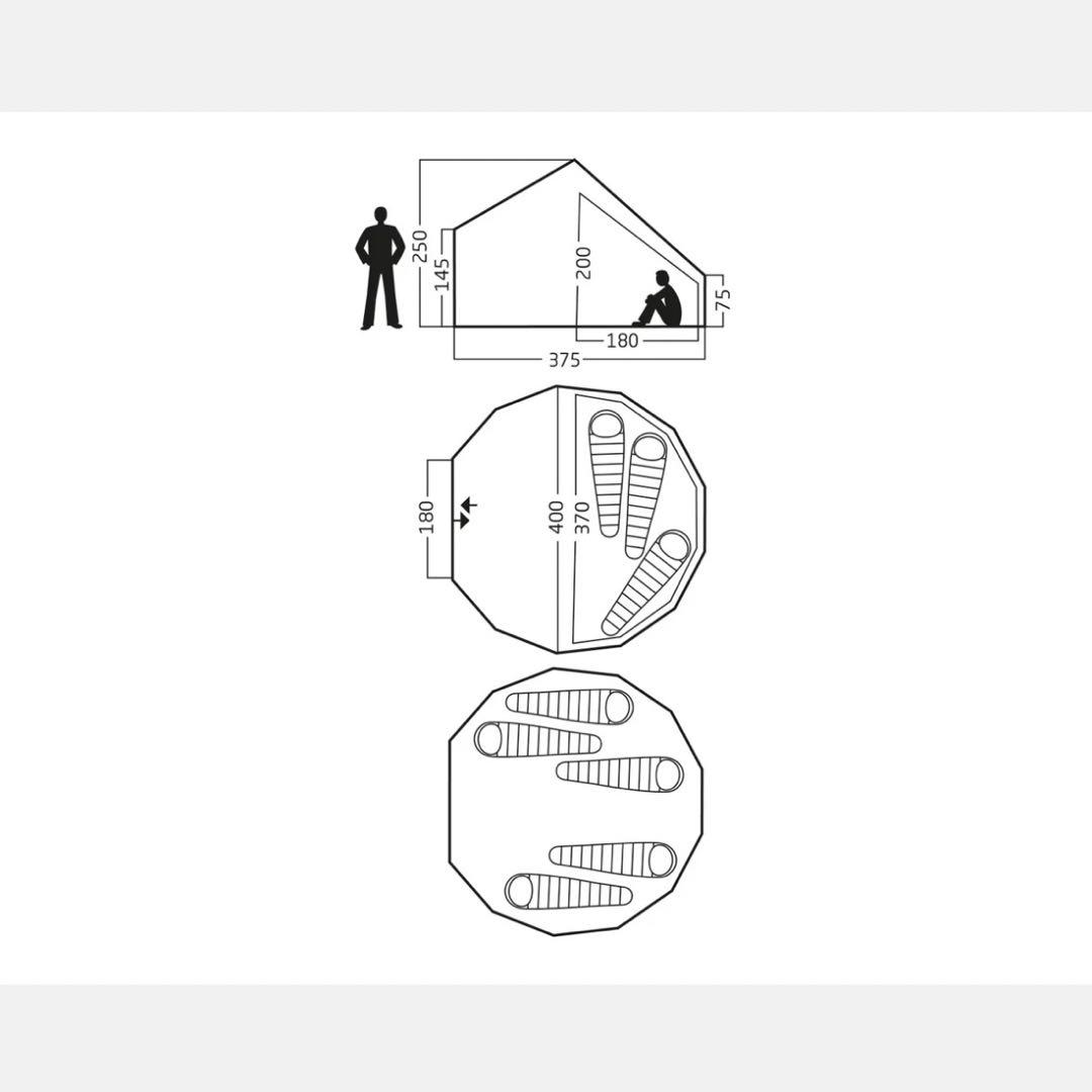 テント・タープ ASGARD 12.6 TECHNICAL COTTON TENT