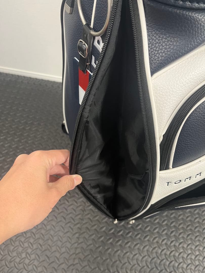 トミー ヒルフィガー キャディバッグ　THMG7SC1 9型トリコロール