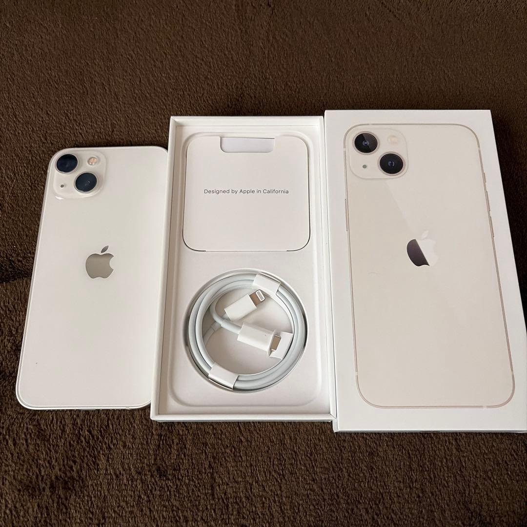 Apple iPhone 13 ホワイト 本体 スターライト