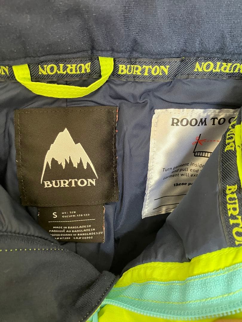 スノーボード ウェア burton キッズSサイズ130cm