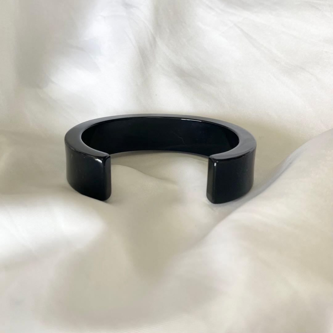 極美品　Christian Dior バングル　ロゴ　ラインストーン　人気