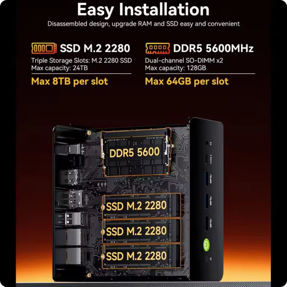 GMKtec Nucbox K12 Ryzen 7 H 255 ベアボーン