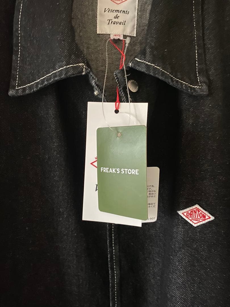 セール❗️新品DANTON カバーオール デニムジャケット メンズ40M