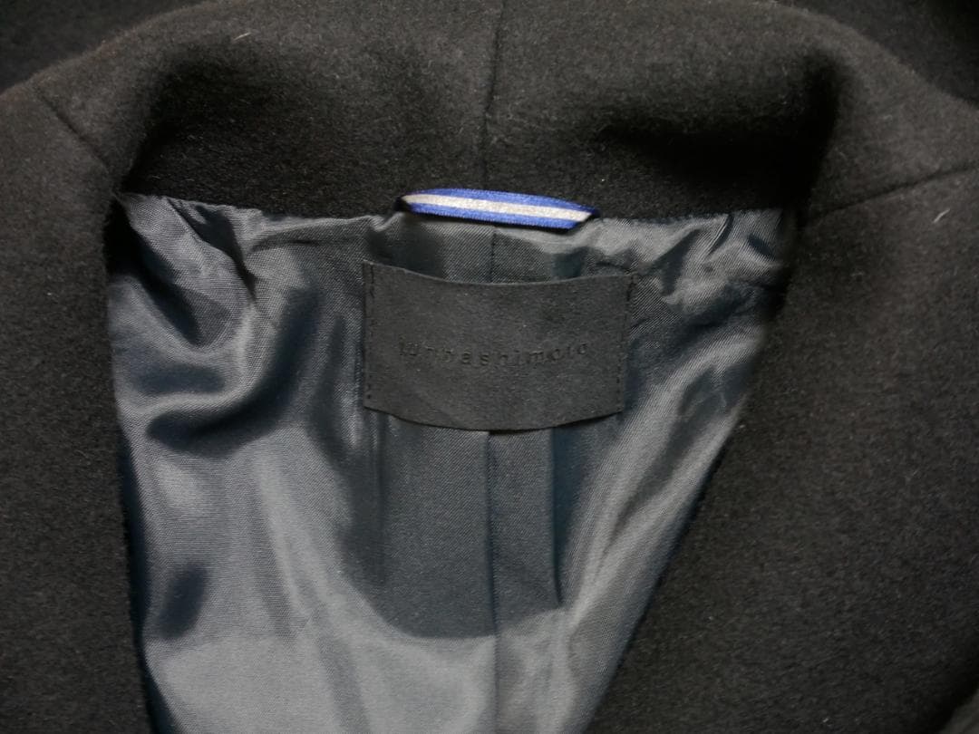 美品☆定価14.3万円 ジュンハシモト　希少カシミヤラップコート　サイズ２（S）