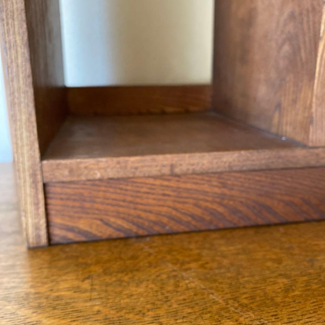 アンティーク　本棚　ブックシェルフ　古家具　レトロ　無垢材