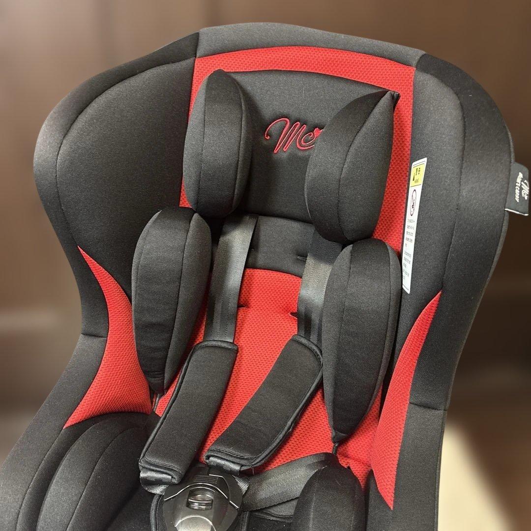 【美品】マムズキャリー　レジェ　ブラックレッド　説明書付き　新生児対応