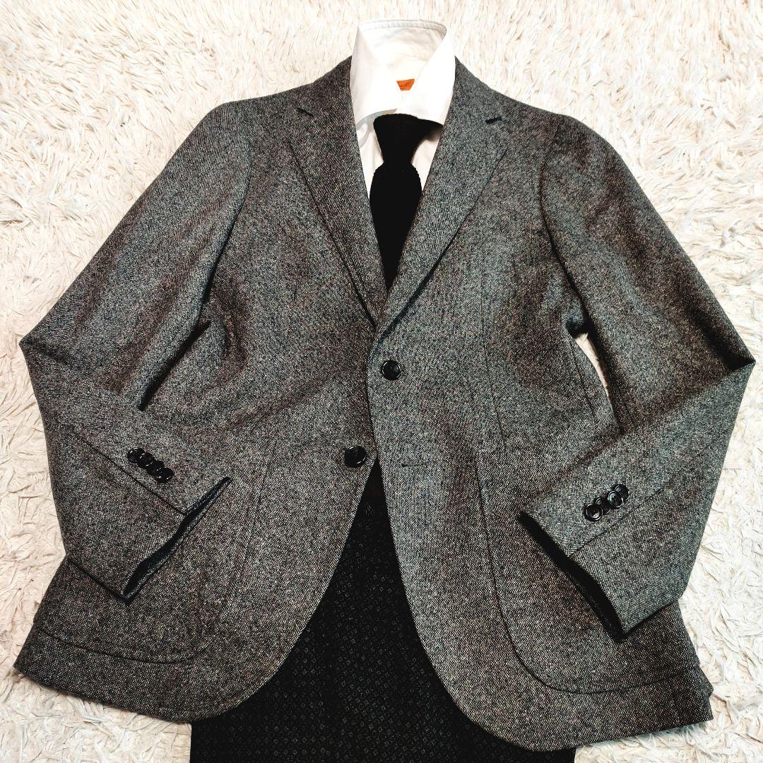 BEAMS × PT セットアップ ジャケパン ウール ヘリンボーン M相当