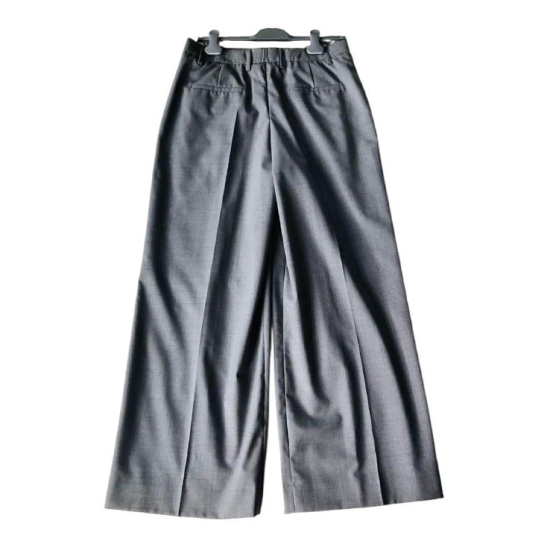 PRADA ワイドスラックス　グレー　44 2024年