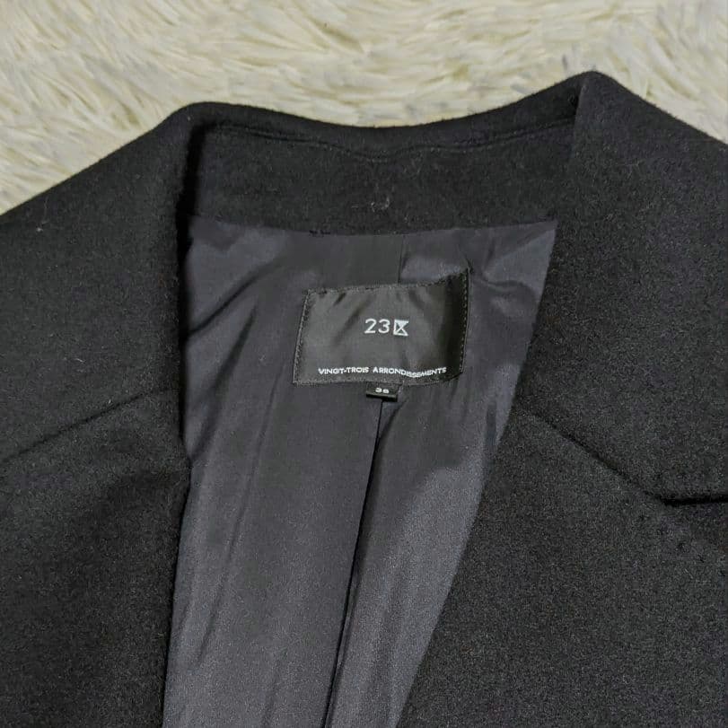 【美品】23区 ウールカシミヤビーバー チェスターコート M 23AW　タキマキ