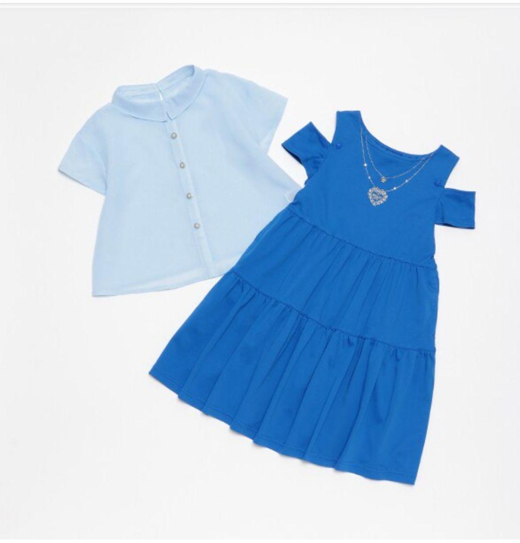 アナスイミニ 肩だし 2way 透けシャツ+ワンピース 150