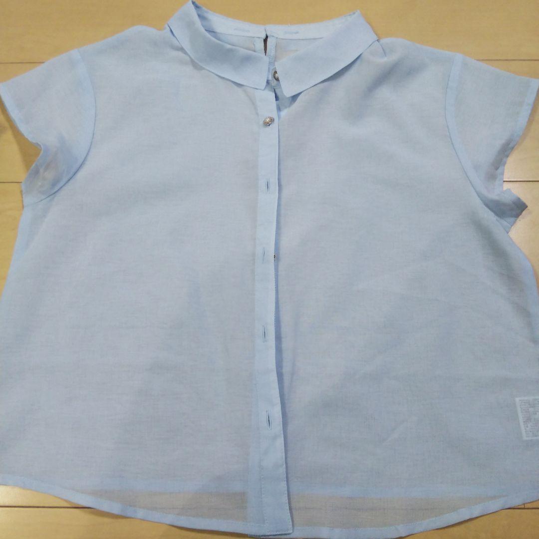 アナスイミニ 肩だし 2way 透けシャツ+ワンピース 150