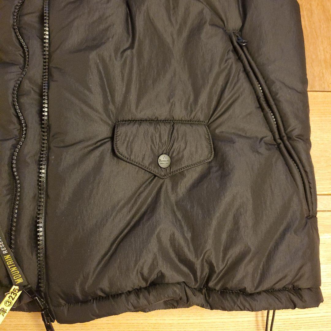 【クリーニング済/美品】マウンテンリサーチ　ダウンベスト　メンズL　黒