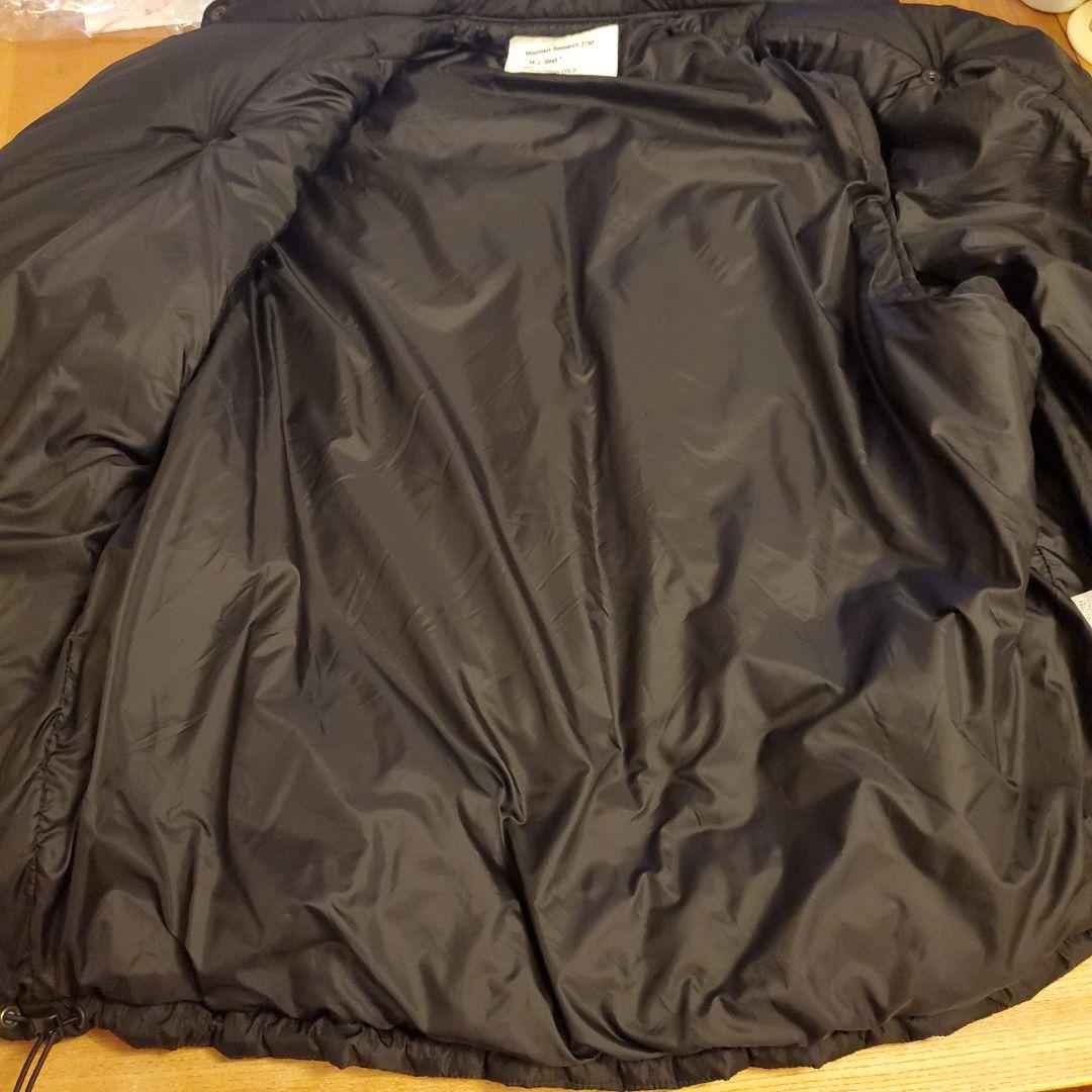 【クリーニング済/美品】マウンテンリサーチ　ダウンベスト　メンズL　黒