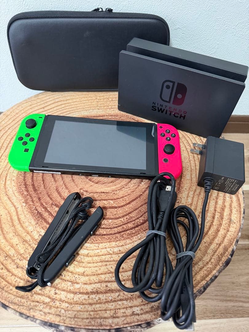 Nintendo Switch ニンテンドースイッチ本体　GRN/PNK 箱無し