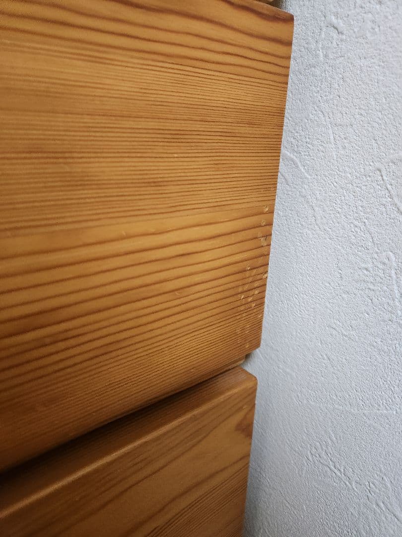 無印良品　パイン材 4段　チェスト