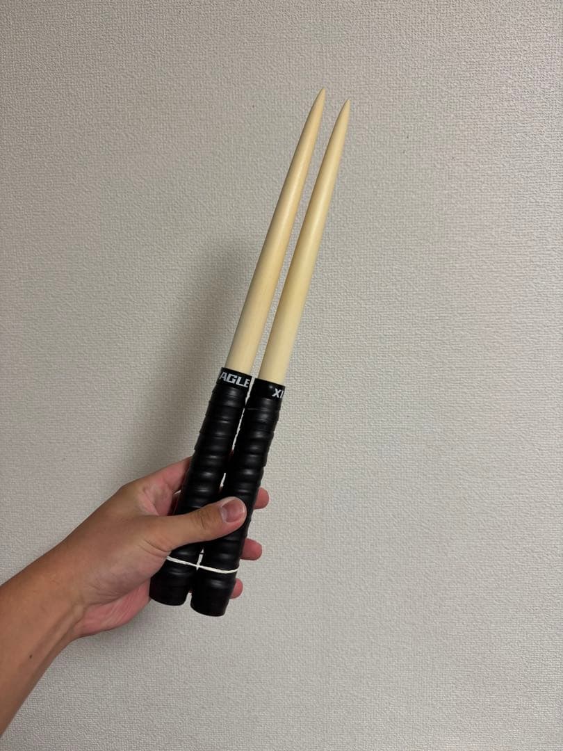 【かず様】 太鼓の達人 マイバチ 米ヒバ2セット