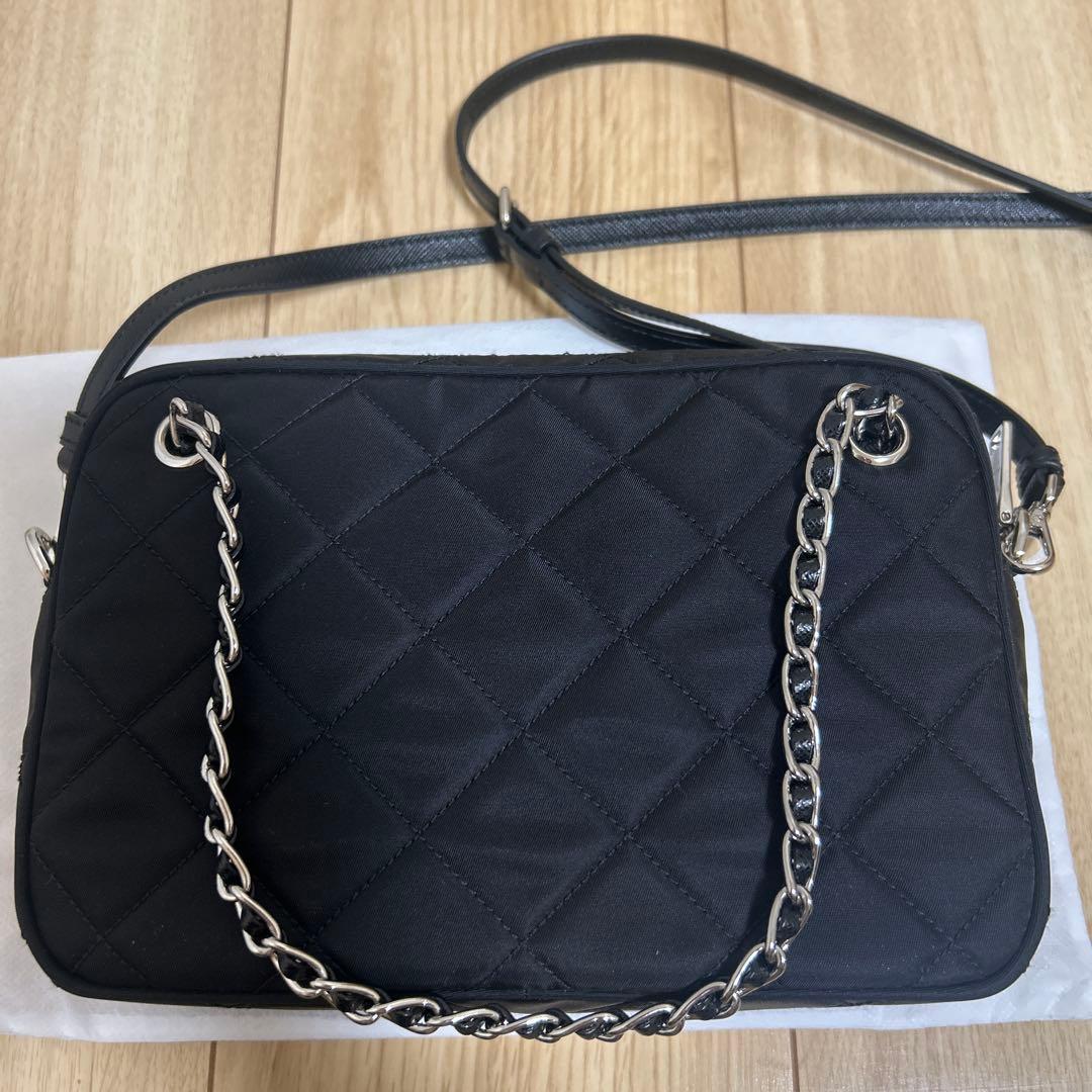 プラダPRADA キルティングナイロンショルダーバック【美品】