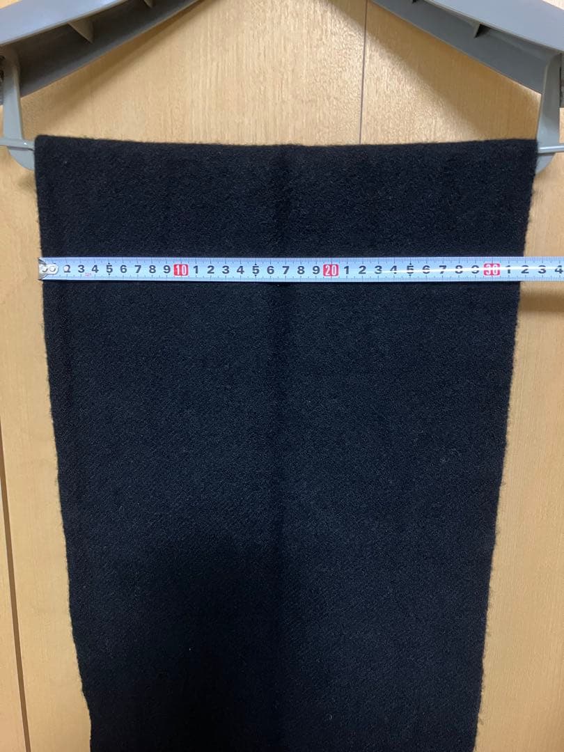 COMME des GARÇONS HOMME 縮絨？　黒マフラー