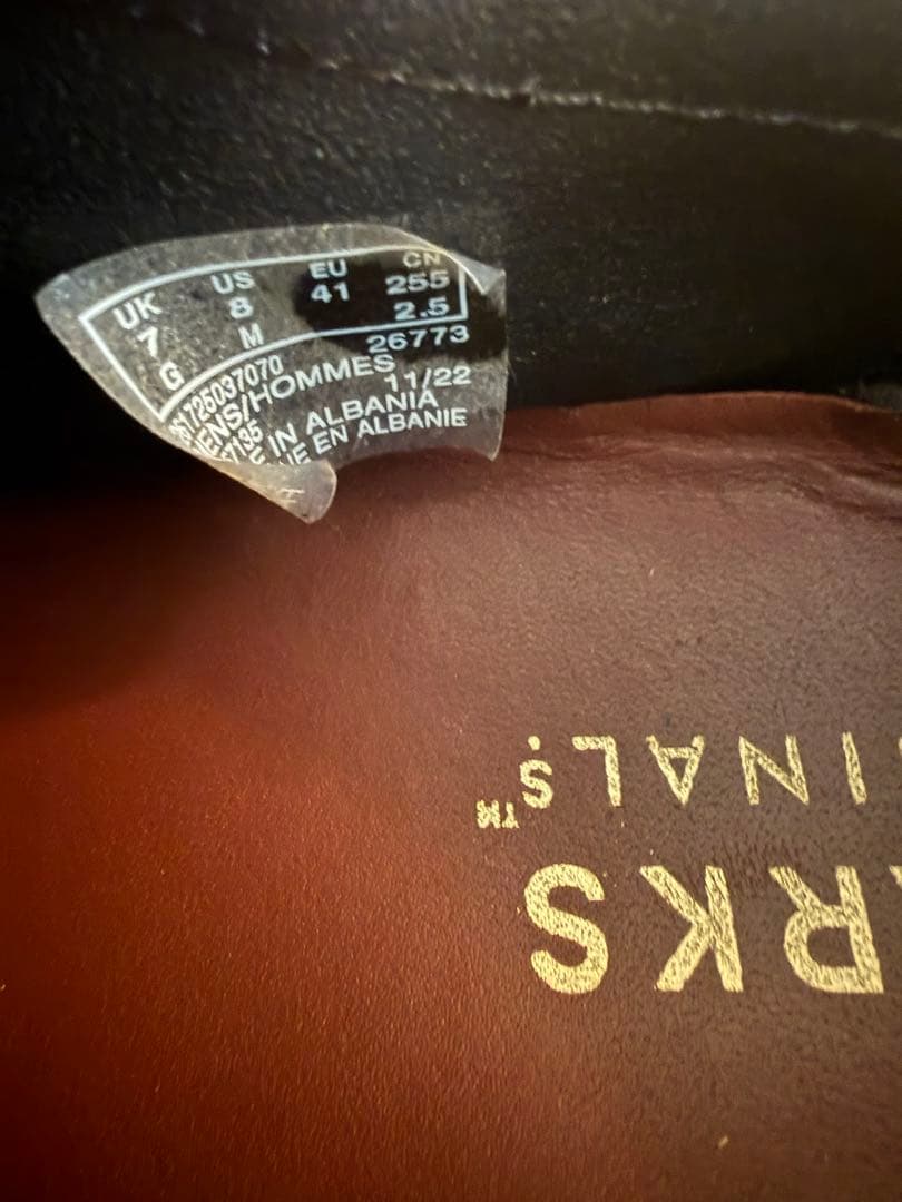 【Clarks】 ワラビローファー　26.5cm推奨