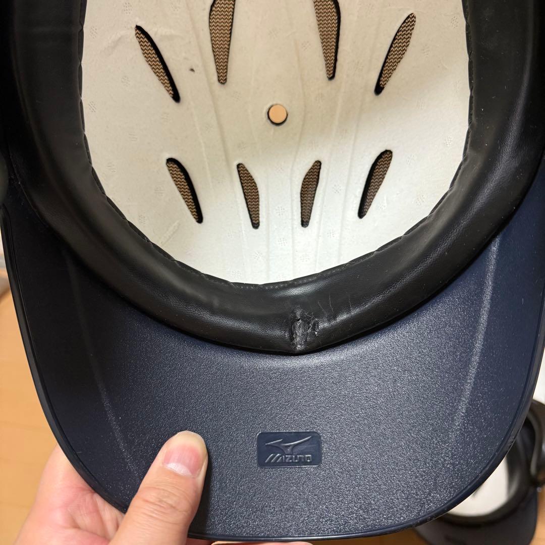 Mizuno 軟式　ヘルメット 7個セット　ネイビー （ゼット収納袋付き）