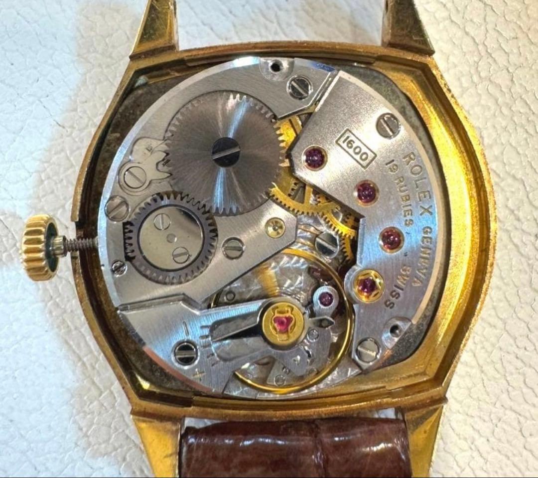 ロレックス ROLEX ヴィンテージ チェリーニ K18YG 1600 手巻き