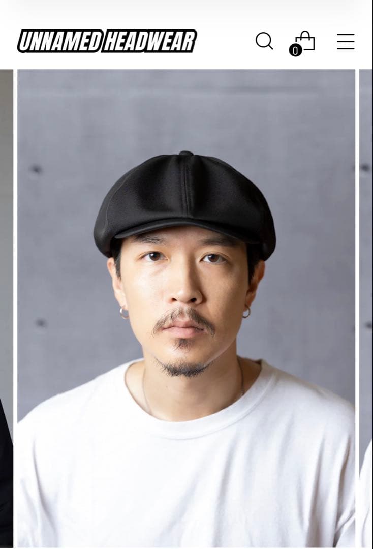 まさよし UNNAMED HEADWEAR キャスケット