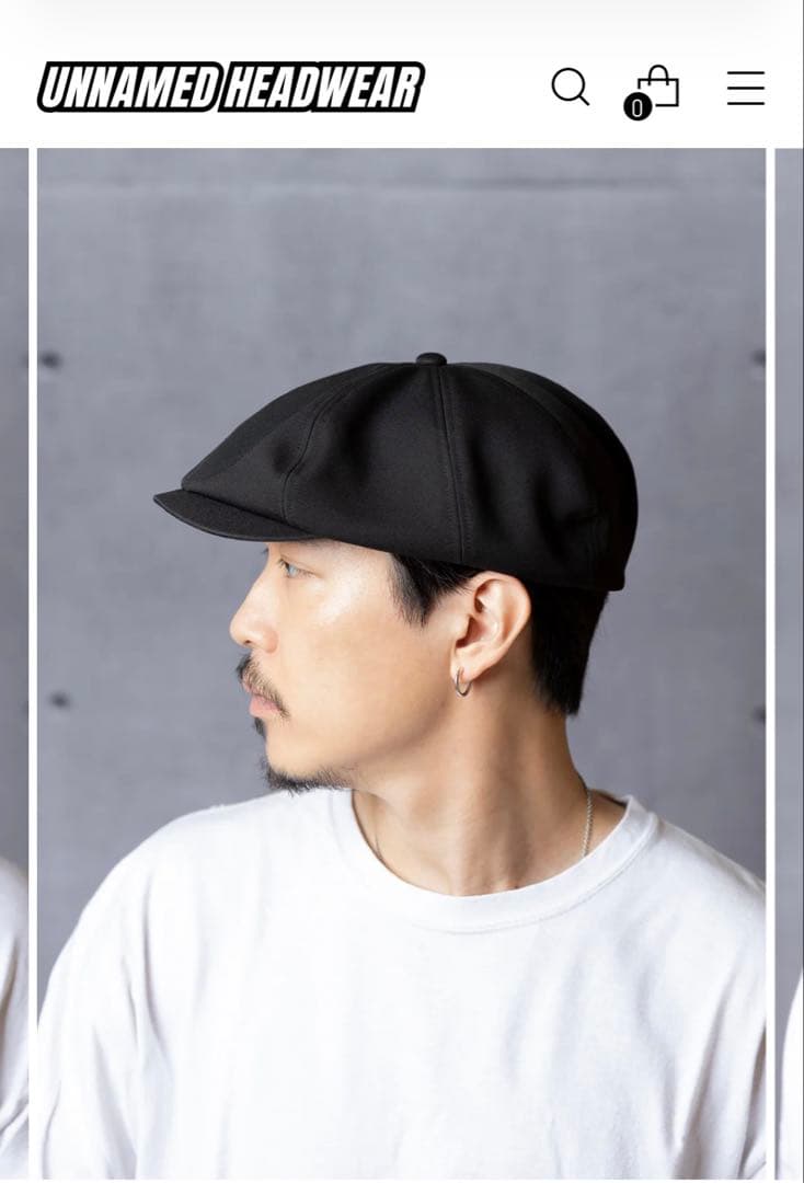 まさよし UNNAMED HEADWEAR キャスケット
