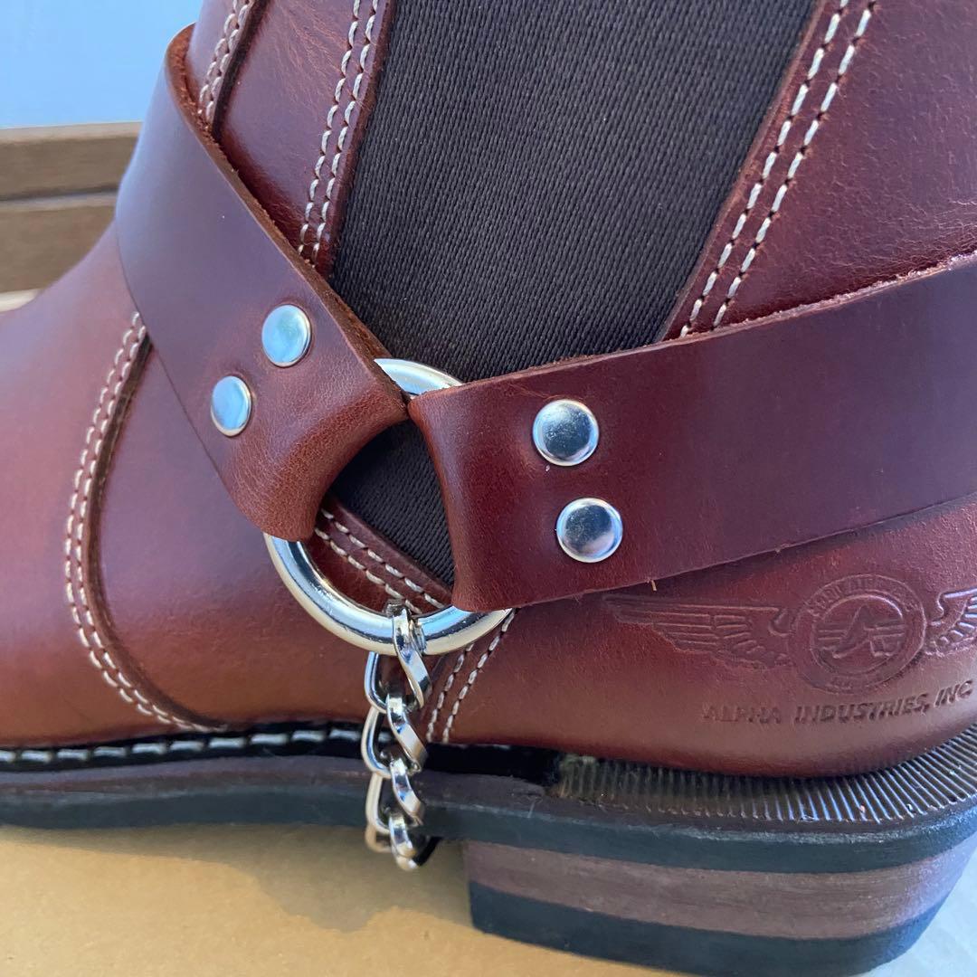 L*s様 アルファインダストリーズ サイドゴアブーツ リングブーツ メンズ