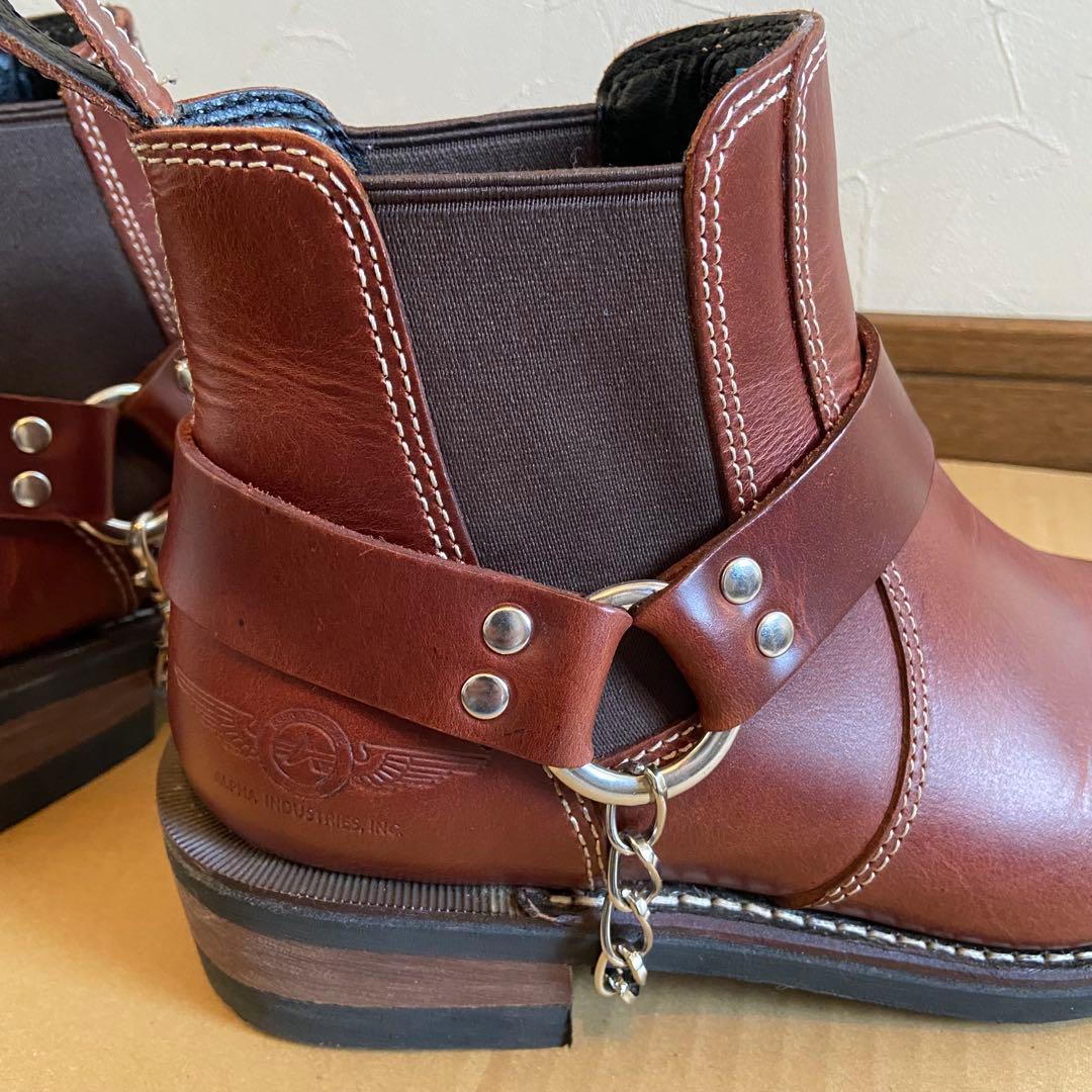 L*s様 アルファインダストリーズ サイドゴアブーツ リングブーツ メンズ