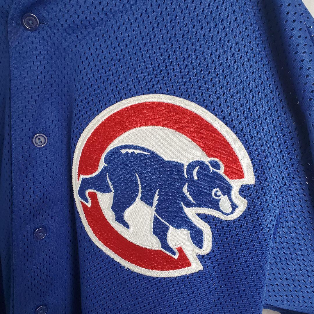 majestic マジェスティック カブス Tシャツ アメリカ製 クマ 青 熊