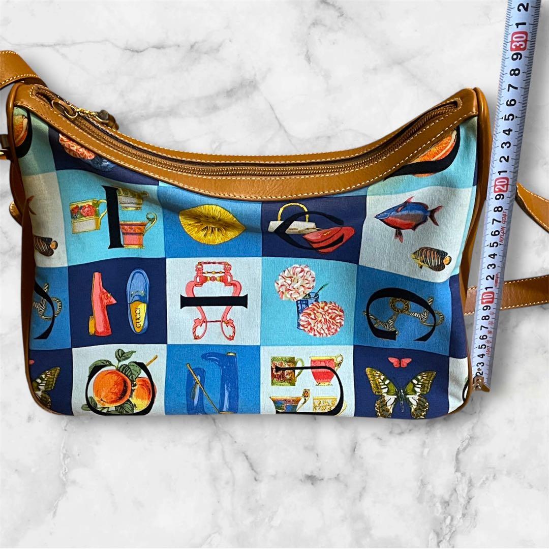 【激レア】GUCCIオールドグッチ シモ ショルダーバッグ バンブー レザー