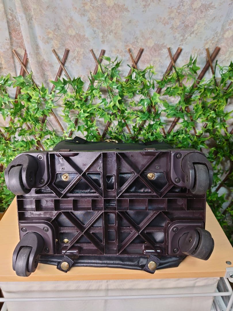 ふ*め様 美品♡旅行やお買い物に活躍❣️カナナプロジェクト　キャリー　ブラック×