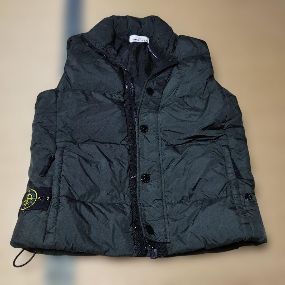 STONE  ダウンベスト ダークグリーン