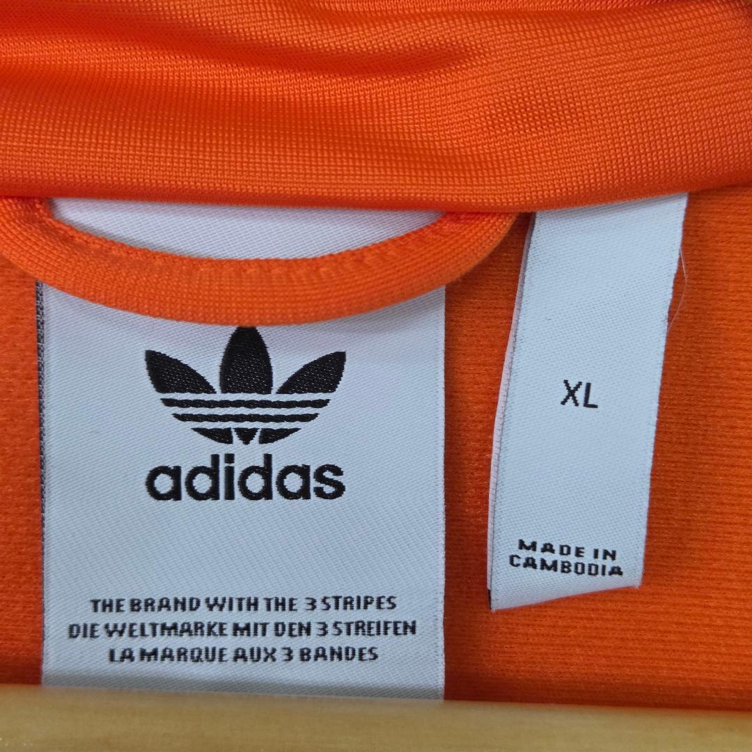 アディダスオリジナルス　トラックジャケット XL　オレンジ　ファイヤーバード