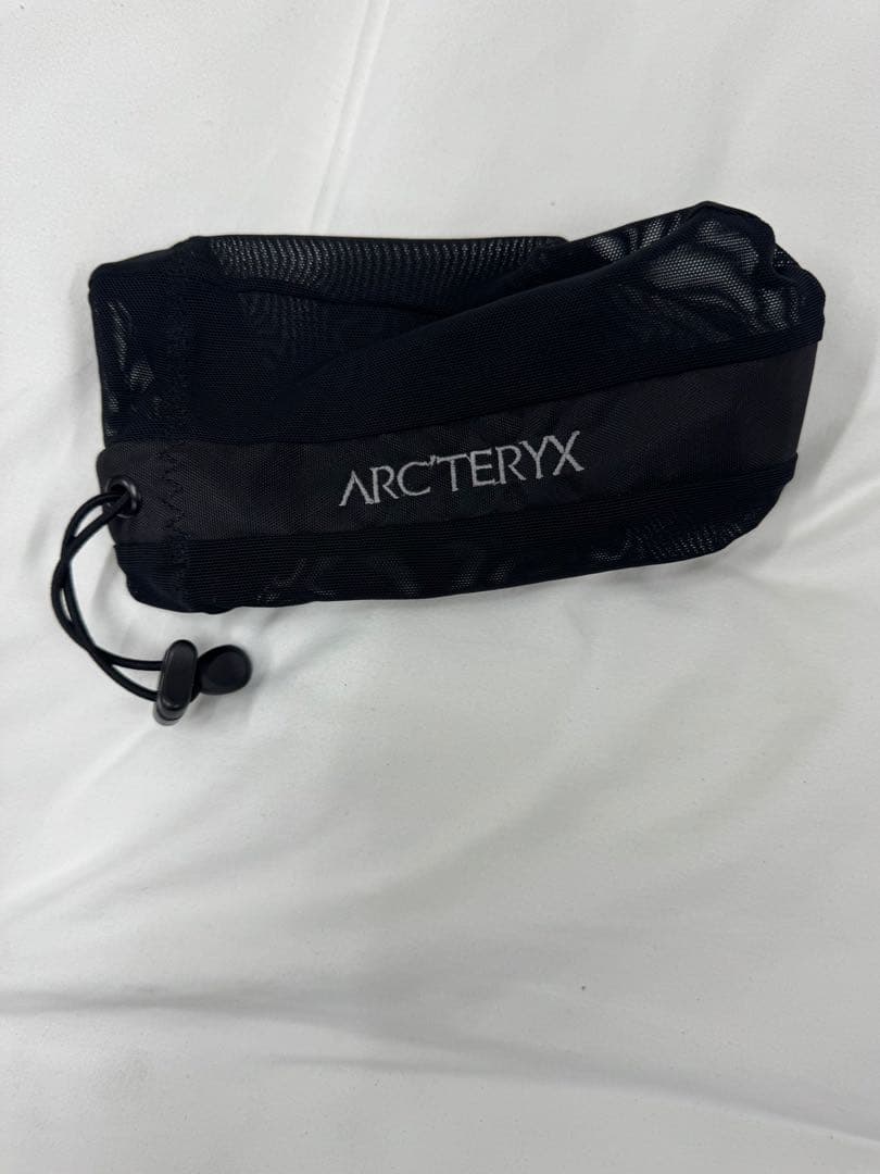 Arc'teryx leaf 黒色 ベルト スケルトンロゴ Lサイズ