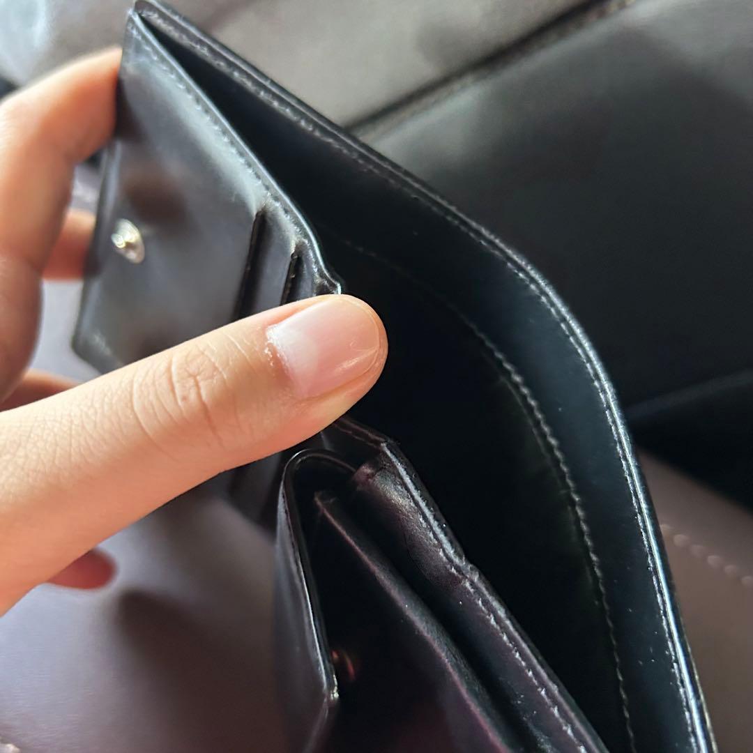 【年初期間限定セール】Maison Margiela 二つ折り財布 黒