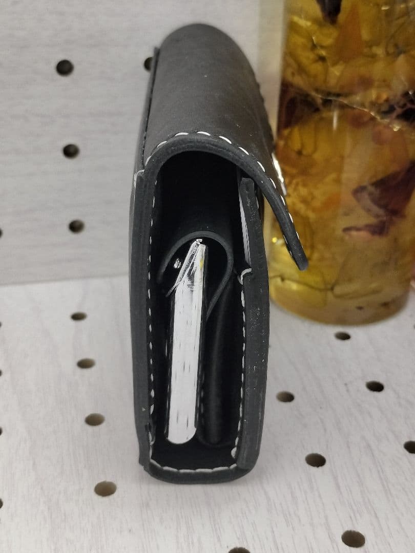 【鉄超人】キャッチャー財布　本革財布　ハンドメイド　ケース