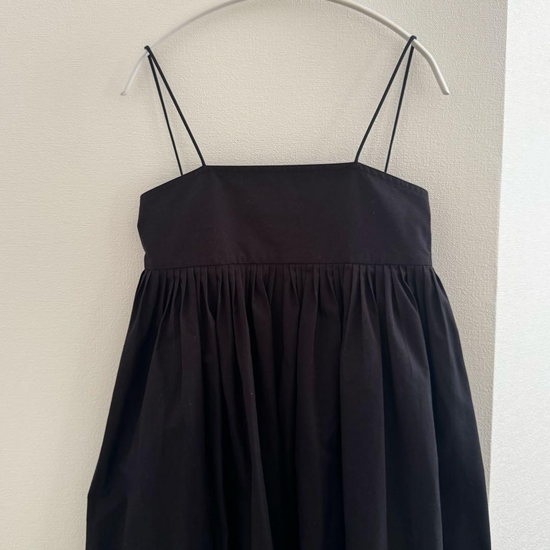 定価50,000円以上 Drawer 黒 キャミワンピース ストラップ調整可能