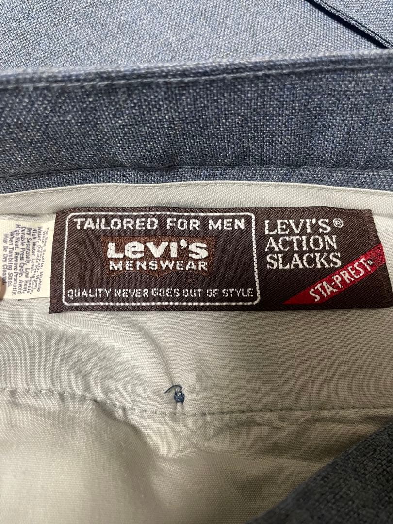 ★levi'sリーバイス★アクションスーツセットアップ美品70s80s古着
