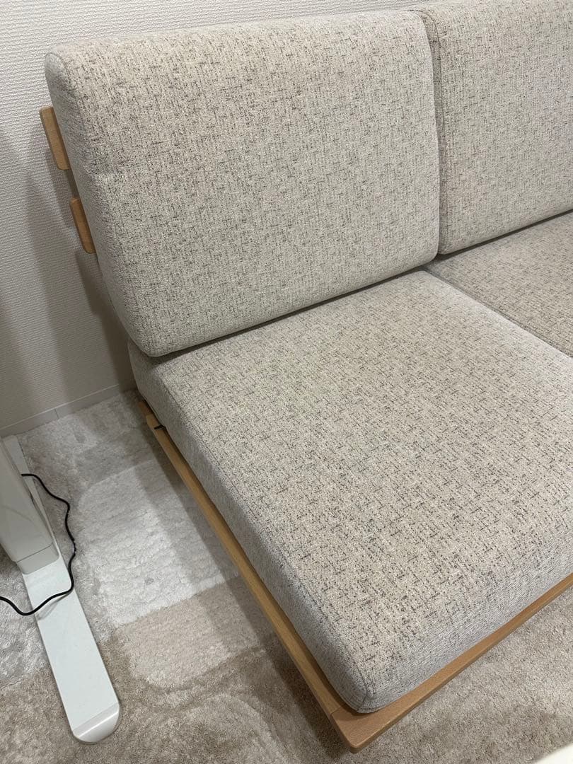 【4月末販売終了‼️】ソファMyy(ミイ)ローソファー2人掛け木製ソファ石崎家具