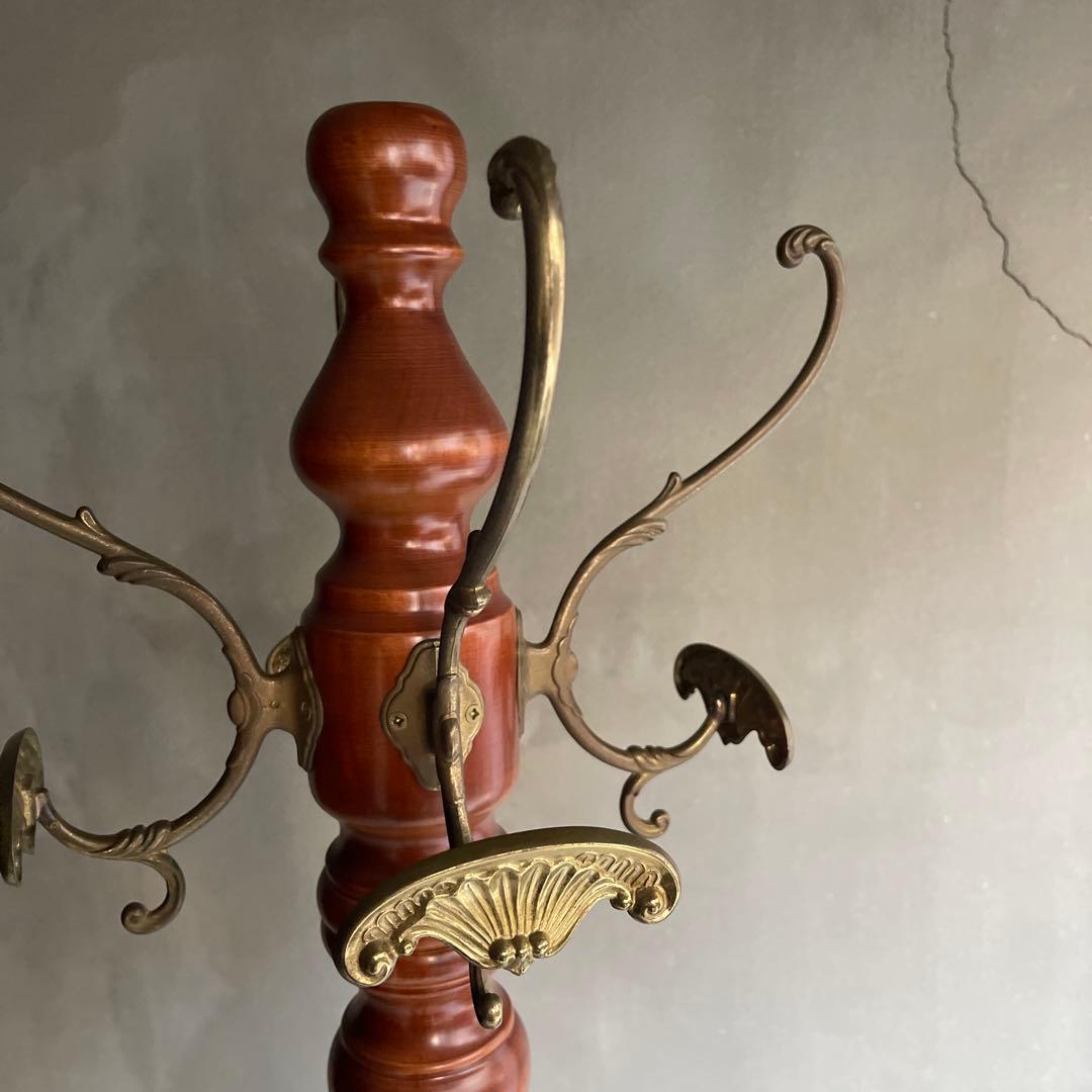 美品　イタリア　ポールハンガー