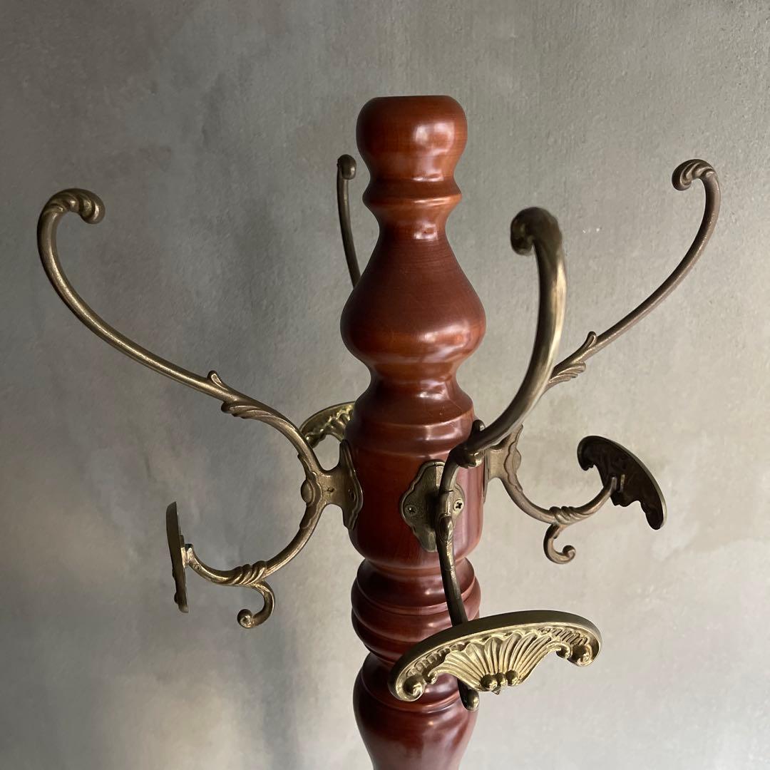 美品　イタリア　ポールハンガー